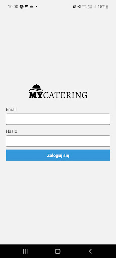 Android application My Catering screenshort