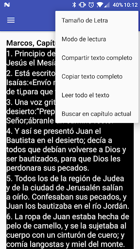 Biblia Reina Valera 1977 Screen 3