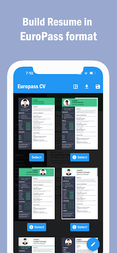 EuroPass CV Maker - EU Resume Screen 2