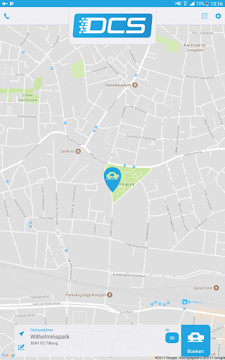 Android application Bookings DCS screenshort