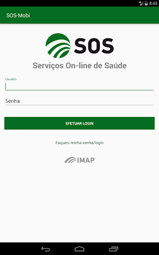 Android application SOS MOBI screenshort