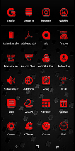 Ext Red Icon Pack