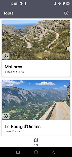 Android application Road Book screenshort