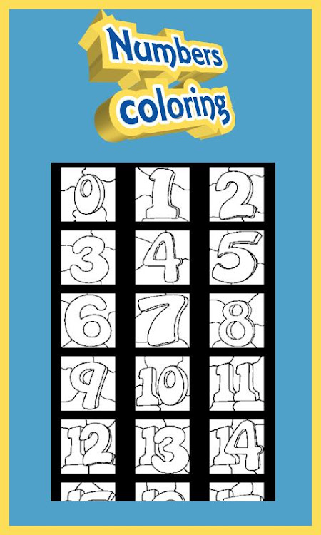 Coloring for Kids - Numbers - 39 - (Android)