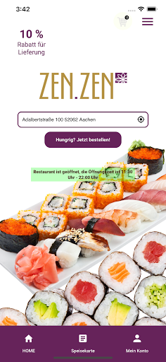 Android application Zen Zen screenshort