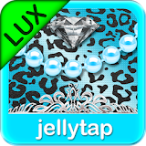 Luxury Theme Teal Leopard SMS★ icon