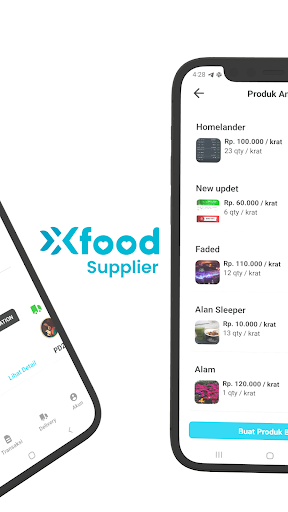 XFood Supplier Screen 2
