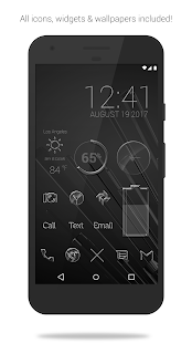 Glass Pack Pro - Clear Icons Captura de pantalla