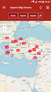 Deprem Bilgi Sistemi 4.7 APK screenshots 6