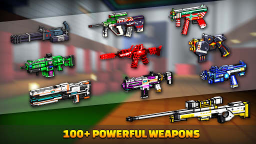 Cops N Robbers - 3D Pixel Craft Gun Shooting Games  screenshots 5