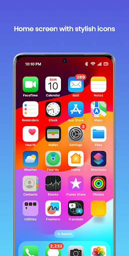 Android application iPhone Launcher screenshort