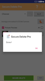 Secure delete Pro Screenshot