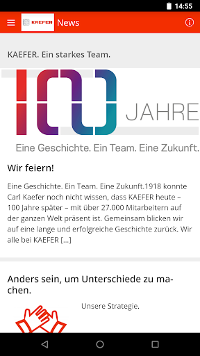 Android application IND/de Team screenshort