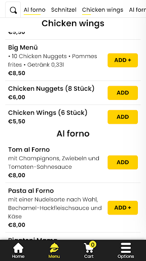 Paak Pizza Heimservice Screen 3
