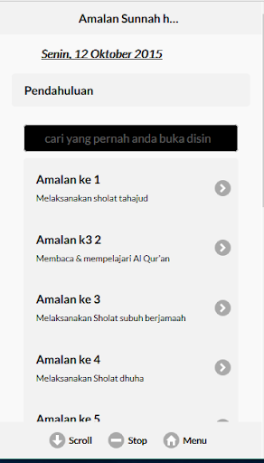 Amalan Sunnah Rosulullah SAW