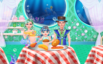 Mermaid Family - Underwater Shopping Mall