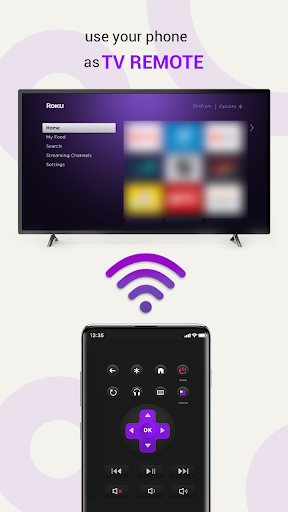 TV Remote Control for Roku TVs Screen 2