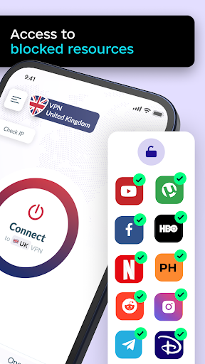 VPN UK - fast VPN in UK Screen 3