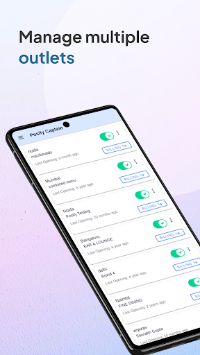 Android application Posify Captain App screenshort