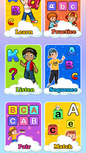 Alphabets Learning Screen 2