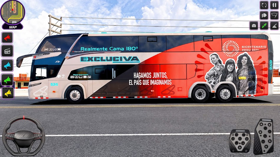 #3. City Bus Game - Bus Driving 3D (Android) Podle: X Gamerz