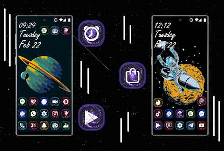 Screenshot 6 Tema para galaxia android