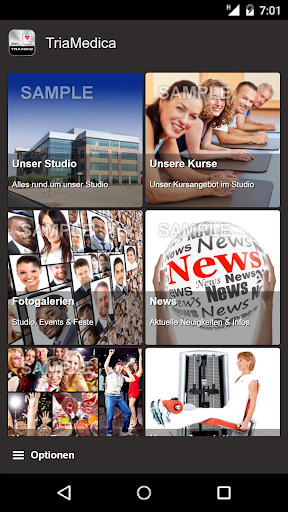 Android application Triamedica Online screenshort