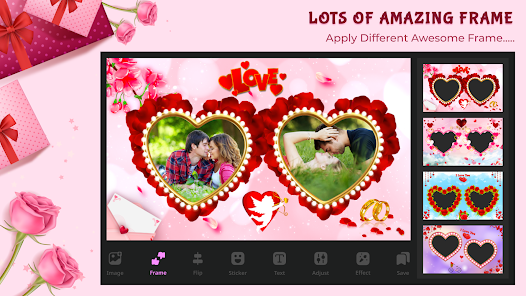 Captura 1 Love Heart Dual Photo Frame android