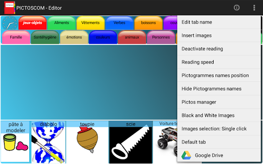 Android application PICTOSCOM screenshort