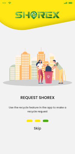 Android application Shorex screenshort