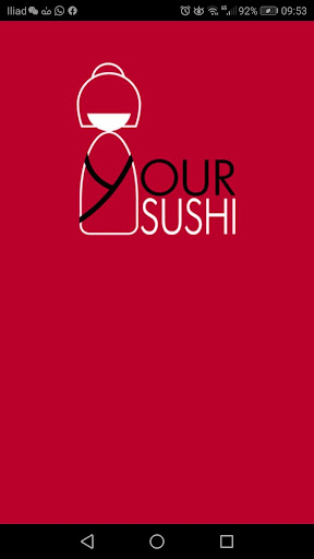 Android application Your Sushi screenshort