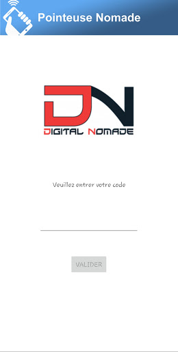 Android application Pointeuse Nomade V3.0 screenshort
