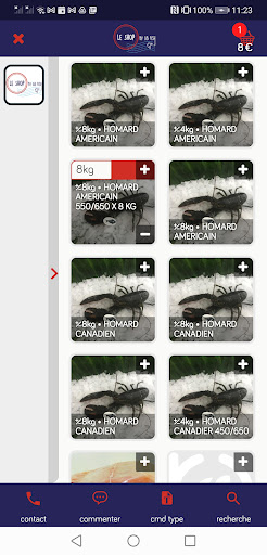 Android application Le Shop by AB Fish screenshort