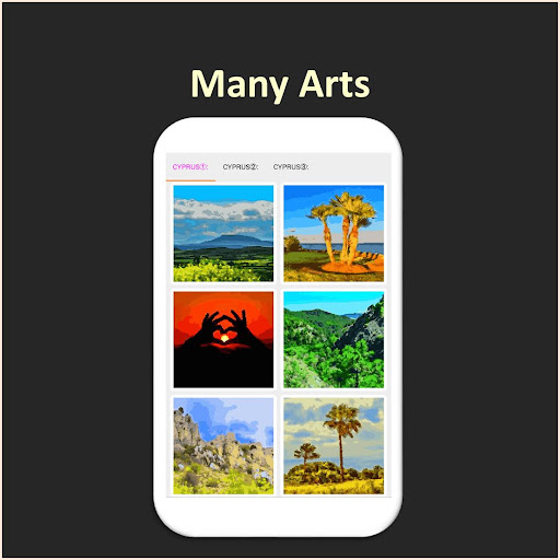 Android application Color by Number - cyprus screenshort