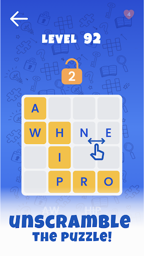 Android application LetterLock Puzzle screenshort