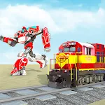 Cover Image of ดาวน์โหลด Flying Train Robot Transforming: Robot Games  APK