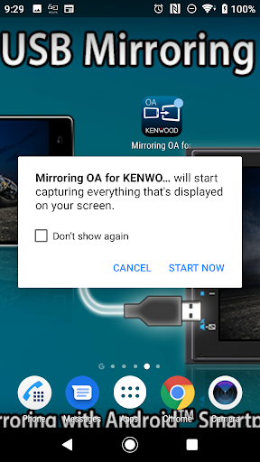 Mirroring OA for KENWOOD Screen 3