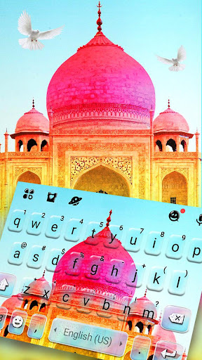 Android application India Tajmahal Keyboard Theme screenshort