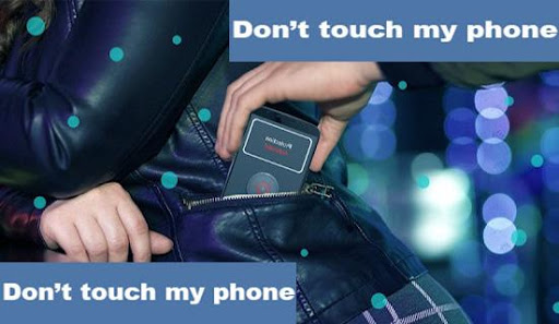 मेरा फ़ोन स्पर्श न करें - चोरी का अलार्म
