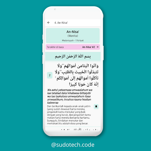 Al-Quran & Hadist B.Indonesia Screen 3
