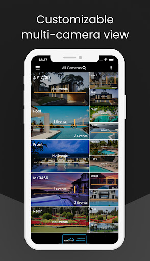 Android application Hosted Cloud Video screenshort