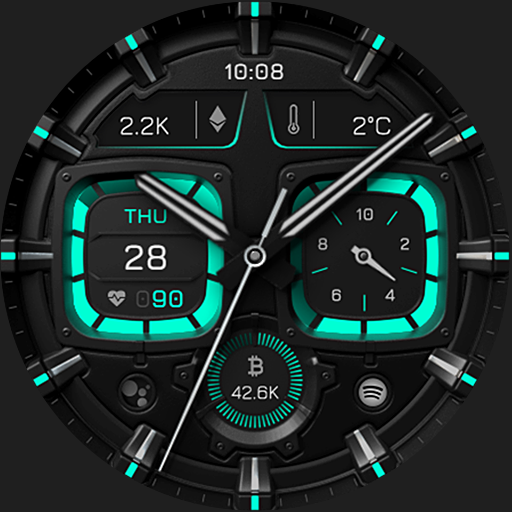S4U Vanguard Hybrid watch face