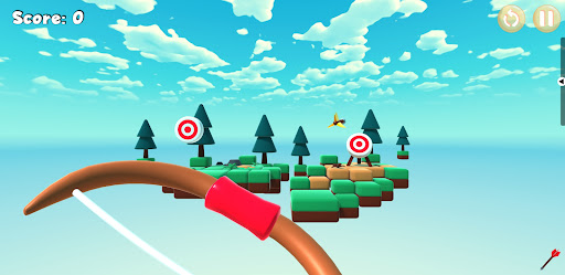 Archery Flying Island: hardest Screen 2