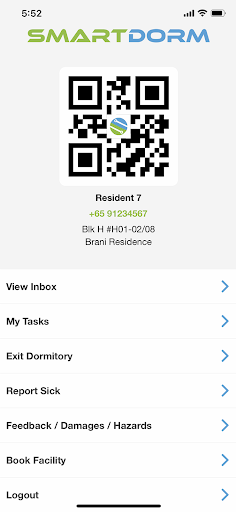 Android application MWMD Dormitories screenshort