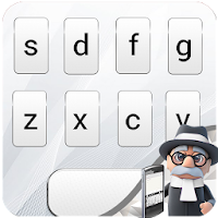White Keyboard 2018 White Themed Emojis Keypad