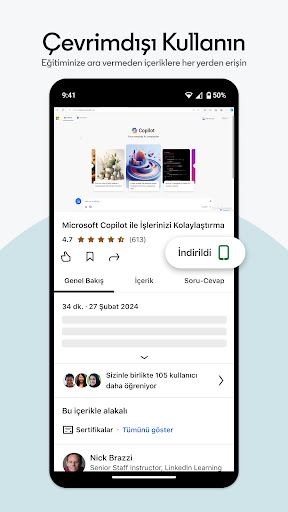 LinkedIn Learning ekran görüntüsü