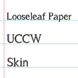 Looseleaf Paper UCCW Skin icon