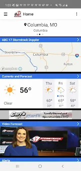 ABC 17 Stormtrack Weather App screenshot 2