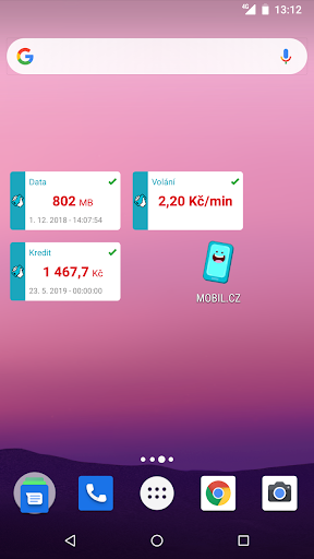 Android application MOBIL.CZ screenshort