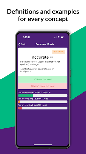 Screenshot of TOEFL Vocabulary Flashcards